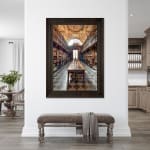 Mario Basner, Biblioteca Riccardiana, Classic Black Frame, White Liner