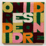 Alighiero Boetti, Senza Titolo (Giordano è Stato Battezzato è Sera Piove…), 1992