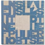 Alighiero Boetti, Senza Titolo (Giordano è Stato Battezzato è Sera Piove…), 1992