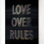 Hank Willis Thomas, Love Over Rules (in 3D), 2022