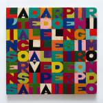 Alighiero Boetti, Senza Titolo (Giordano è Stato Battezzato è Sera Piove…), 1992