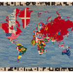 Alighiero Boetti, Senza Titolo (Giordano è Stato Battezzato è Sera Piove…), 1992
