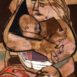Jankel Adler, Mother and Child II, 1941