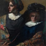 Alfred Wolmark, Portrait of the Artist's Mother and Sister (Gitel and Sarah), 1908