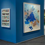 Stephen Hannock, Flooded River with Tilted Tree, 2000