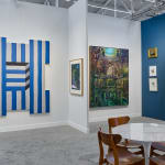 Stephen Hannock, Flooded River with Tilted Tree, 2000