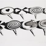 Wayne Thiebaud, Black Suckers, from Seven Still Lifes and a Silver Landscape, 1971