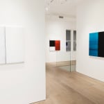 Callum Innes, Untitled Lamp Black / Titanium White, 2024