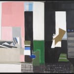 Janice Biala, Nature Morte Rose, Rouge et Noire, 1977