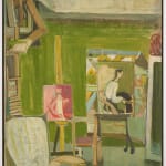 Janice Biala, Nature Morte Rose, Rouge et Noire, 1977