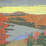 Eric Dever, Trout Pond - Autumn, 2019