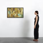Janice Biala, Nature Morte Rose, Rouge et Noire, 1977