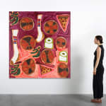 Katherine Bernhardt, Basketball in La Perla, 2015