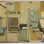 Janice Biala, Nature Morte Rose, Rouge et Noire, 1977