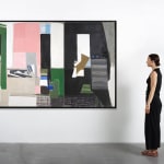 Janice Biala, Nature Morte Rose, Rouge et Noire, 1977