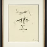 Elaine de Kooning, Untitled (JFK Study), 1962