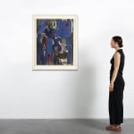 Janice Biala, Nature Morte Rose, Rouge et Noire, 1977