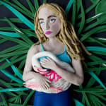 Eleanor Macnair, Original Photograph: Waiting by Jana Romanova rendered in Play-Doh