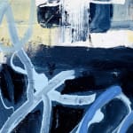 Rachel Ovadia Invisible Particles Paper Mixed Media Painting 33 5 X 44 2