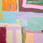 Rachel Ovadia Prima Tower Canvas Board Mixed Media Painting 48 X 48 2