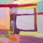 Rachel Ovadia Prima Tower Canvas Board Mixed Media Painting 48 X 48 2