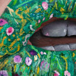 Gina Beavers, Sturtevant's Jasper Johns Lips, 2022