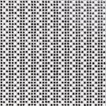 Jennifer Bartlett, Vertical Black and White Dots, 1973