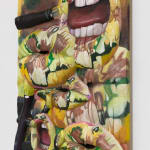 Gina Beavers, Sturtevant's Jasper Johns Lips, 2022