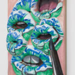 Gina Beavers, Sturtevant's Jasper Johns Lips, 2022
