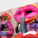 Gina Beavers, Sturtevant's Jasper Johns Lips, 2022
