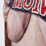 Gina Beavers, Sturtevant's Jasper Johns Lips, 2022