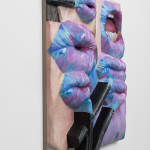 Gina Beavers, Sturtevant's Jasper Johns Lips, 2022