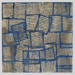 Mindy Shapero, Square vision (blue, black, gold), 2011