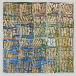 Mindy Shapero, Square vision (blue, black, gold), 2011