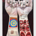 Gina Beavers, Sturtevant's Jasper Johns Lips, 2022