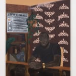 Jammie Holmes, A Self Portrait of an Artist on a Narrow Street, 2019