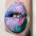 Gina Beavers, Sturtevant's Jasper Johns Lips, 2022