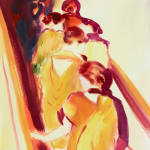 Lindsey Bull, Robes (study), 2024