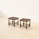 Sergio Rodrigues, Magrini Stool (2 units), 1950s