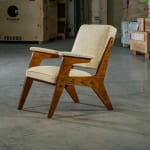 José Zanine Caldas, Paire de fauteuils/ Pair of armchairs, c. 1950