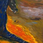 Ken Taylor Reynaga, El Karma, oil painting, Brigade Gallery