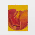 Ken Taylor Reynaga, Sombrero (Cadmium Red on Chrome Yellow), 2021, Shown by Brigade Gallery in Copenhagen, Denmark.