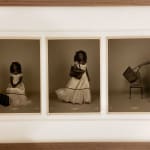 Heather Agyepong, Wish You Were Here triptych (8.1. Le Cake-Walk: Anna Mae), 2020