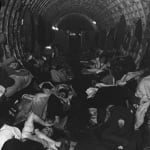 Bill Brandt, London, Air Raid Shelters, East End Underground Station, 1940, 1940