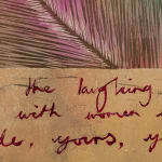 Handwritten text in print by Alexi Marshall