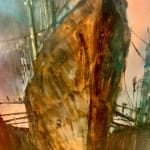Anthony Amos, Three Trawlers, tied up