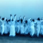 Chester Higgins, African American pilgrims dance in honor of ancient spirits. Lake Nasser, Egypt, 2006