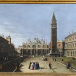 Bernardo Canal, Piazza San Marco e Veduta della Basilica della Salute e Punta della Dogana (o La Salute dal Ponte...