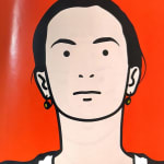 Julian Opie, This is Monique (flocking no. 53), 2004