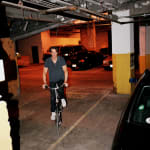 Lukas Wassmann, Artists on their bicycles, New York 2010, 2010
